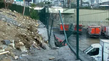 Küçükçekmece'de Dondurma Fabrikasında Duvar Çöktü