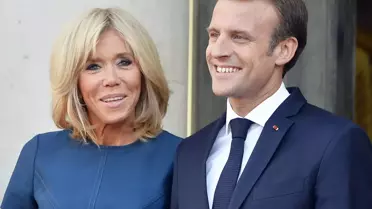 Macron'un eşi için yazılan ifade olay! Üstelik devletin resmi sitesinde