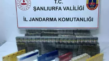 Şanlıurfa'da Kaçak Tütün Operasyonu