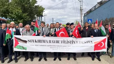 Sivas'ta Filistin'e Destek Yürüyüşü