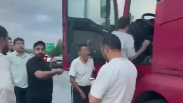 Kuzey Marmara Otoyolu'nda Tehlikeli TIR Sürücüsü