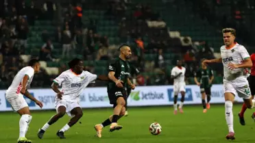 Kocaelispor'dan Alanyaspor'a 2-0 zafer