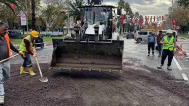 Vatan Caddesi'nde Yol Çöktü: Fatih Belediyesi Müdahale Etti