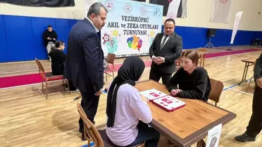 Vezirköprü'de Akıl ve Zeka Oyunları Turnuvası Düzenlendi