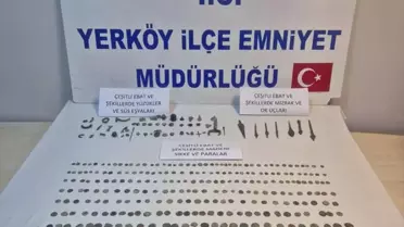 Yerköy'de Tarihi Eser Operasyonu