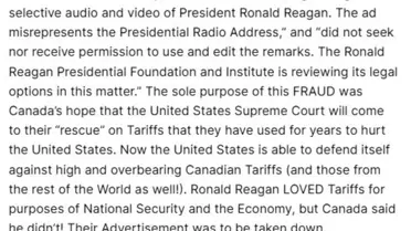 Trump'tan Kanada'ya Gümrük Vergisi Artışı