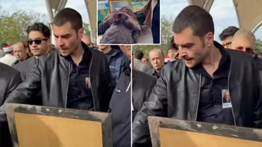 Akın Akınözü'nün acı günü! Cenazede hayranının sorduğu soru 'pes' dedirtti