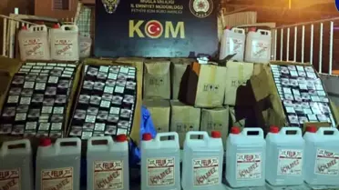 Fethiye'de 1980 Litre Sahte Şarap Ele Geçirildi