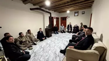 Kaymakam Süleyman Bakan, Şehit Ailelerini Ziyaret Etti