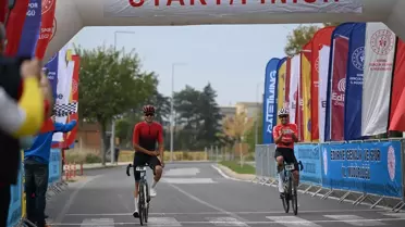 Edirne'de 16. Cumhuriyet Kupası Bisiklet Yarışı