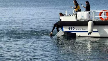 Erdek'te denizde erkek cesedi bulundu