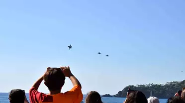 Fethiye'de Hava Oyunları Festivaline F-16 Gösterisi