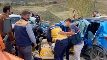 Taşköprü'de Kaza: 1 Ölü, 5 Yaralı