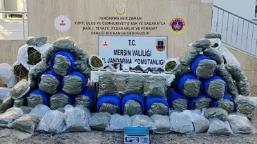 Mersin'de Uyuşturucu Operasyonu: 220 kg Esrar Ele Geçirildi