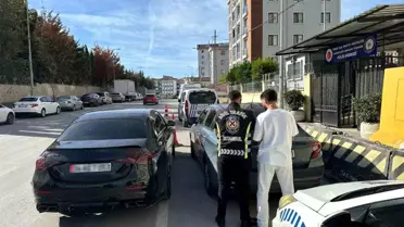 Pendik'te Makas Atan Sürücüye Cezai İşlem