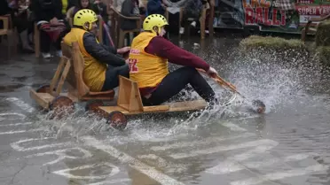 Laz Ralli Tahta Araba Yarışları Rize'de Yapıldı