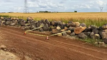 Siverek'te Tarla Mermisi Bulundu