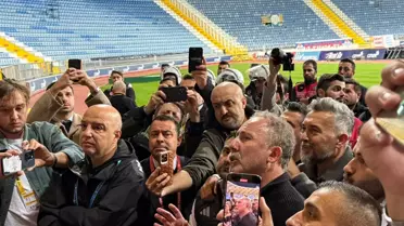 Sergen Yalçın Taraftara Hitap Etti