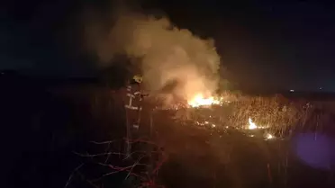 Susurluk'ta Arazi Yangını Kısa Sürede Söndürüldü