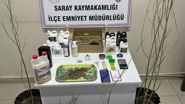 Uyuşturucu Üretiminde 5 Gözaltı