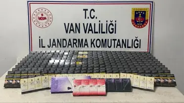 Başkale'de 1859 Paket Kaçak Sigara Ele Geçirildi