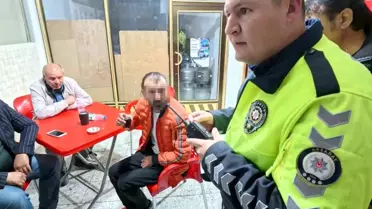 Alkollü Sürücü Kazadan Sonra Çay İçti