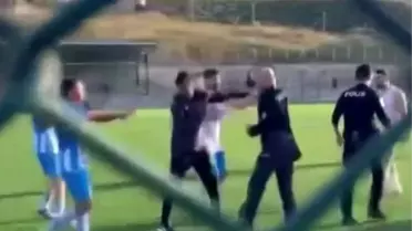 Pamukkale'de Amatör Maçta Kavga ve Biber Gazı