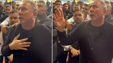 Aralarındaki diyalog olay! Sergen Yalçın taraftarın karşısına çıktı