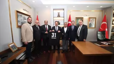 Vali Masatlı, Hatayspor Başkanı Çakır’ı Ağırladı