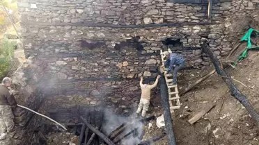 Bahçesaray'da Yangın Kontrol Altına Alındı