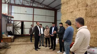Şap Hastalığı Mağduru Üreticilere Destek Ziyareti