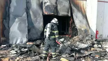 Batman'da Dondurma Fabrikasında Yangın