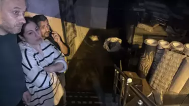 Beyoğlu'nda Halı Dükkanı Su Bastı