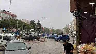 Çanakkale'de Şiddetli Yağış ve Fırtına
