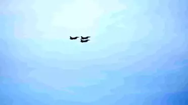 Çorum'da Savaş Uçakları Prova Uçuşu