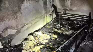 Manavgat'ta Yangın: Bir Ev Kullanılamaz Hale Geldi, Ev Sahibi Hastaneye Kaldırıldı