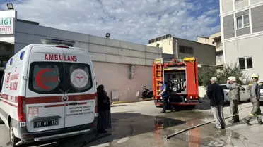 Pamukkale'de Yangın: Bir Kadın Dumandan Etkilendi