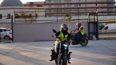 Esenler'de 'Direksiyon Sende' Projesi Motosiklet Eğitimleriyle Devam Ediyor