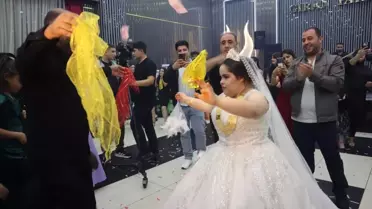 Down Sendromlu Sedanur'un Gelinlik Hayali Gerçekleşti