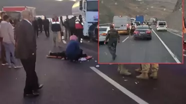 Feci kaza! Yakıt tankeri ile otomobil kafa kafaya çarpıştı