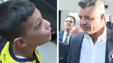 Fener taraftarının sesi olan minik! Sadettin Saran sitemine kayıtsız kalamadı