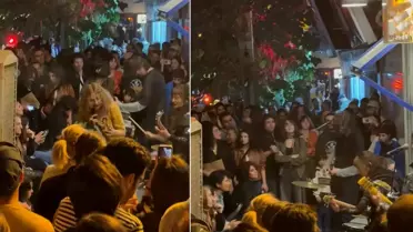 Görüntü İran'dan! Ahlak polisi çekildi, kadın erken birlikte eğlendi