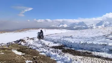 Yüksekova'da Karla Mücadele Başarılı Oldu