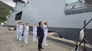 İtalyan Fırkateyni Aksaz'a Ziyaret