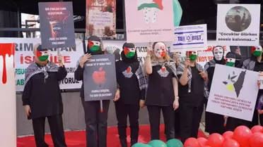 Kahramanmaraş'ta Filistin İçin Sessiz Eylem