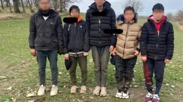 Kırklareli'nde 5 Kaçak Göçmen Yakalandı