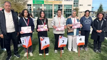 Kütahya'da Coşkulu Oryantiring Yarışması