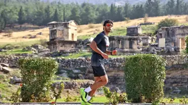 Pamukkale'de İlk Lykos Yarı Maratonu Coşkusu