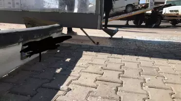 Mardin'de Kaza: Durağa Araç Düştü