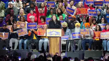 New York'un ilk Müslüman belediye başkanı adayı Mamdani'den 'New York Satılık Değil' mitingi